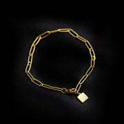 Women's Niche Light Luxury Design Square Brand Thick Chain Bracelet