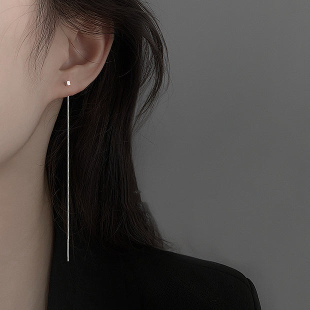 Women's New Fashion Small Square Ear Wire