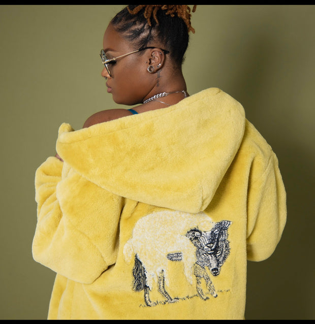 Canari Wolf & Sheep Faux  Fur - Bcmapparel